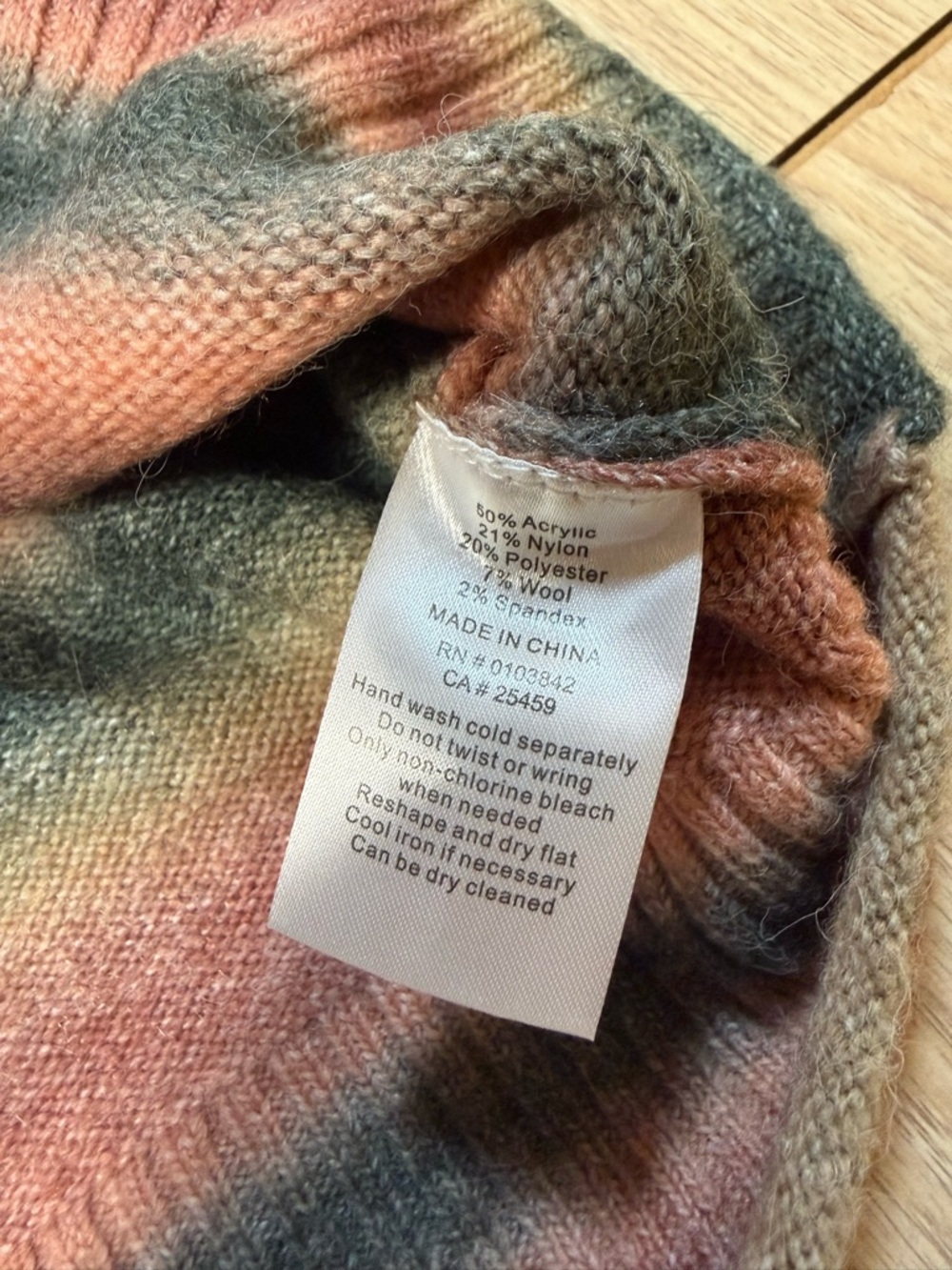 NWOT Evereve Rudy Spacedye Pullover - Picture 6 of 7